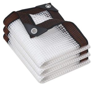 PVC Transparent Leno Tarpaulin