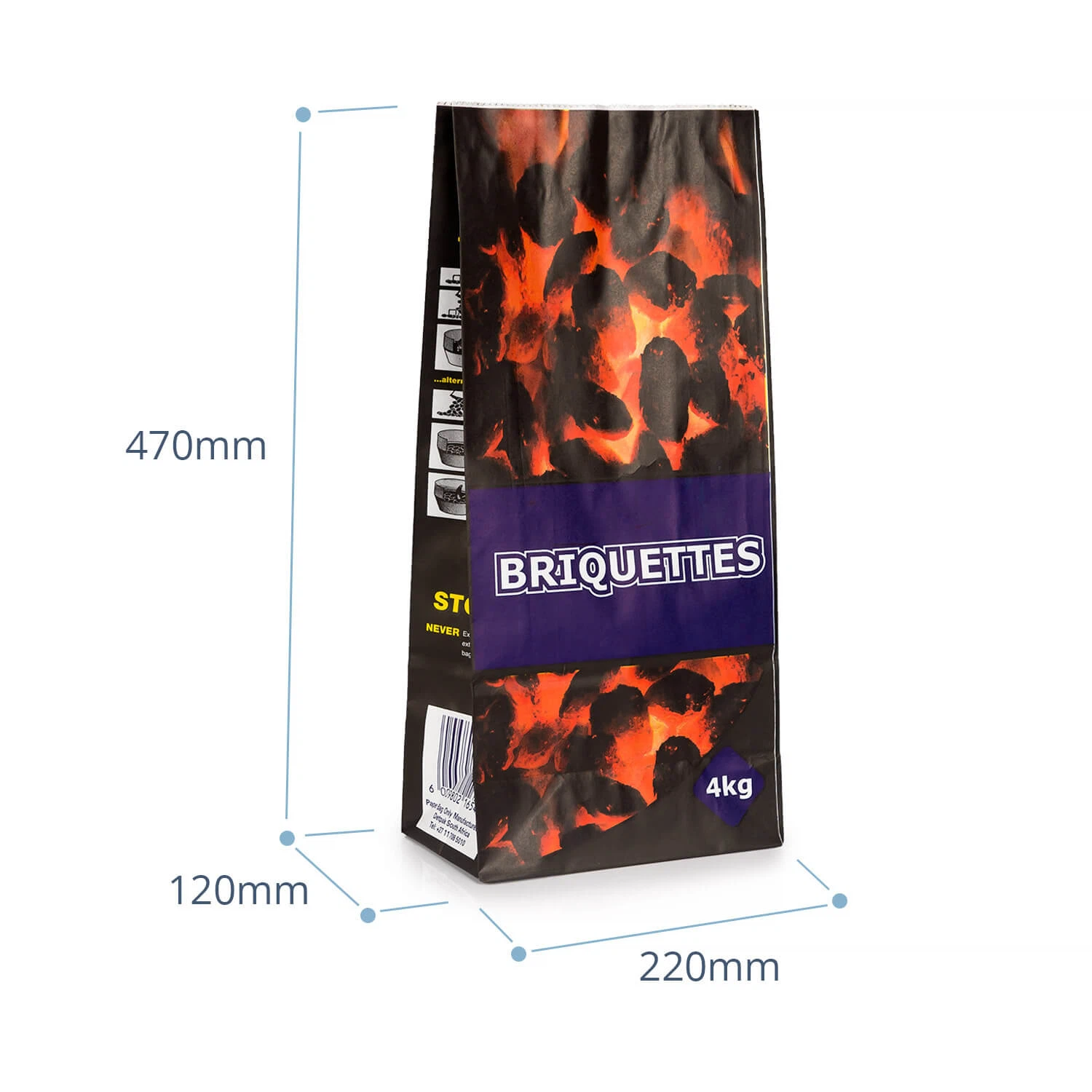 Multi Wall Paper Bag For Charcoal - 图片 4